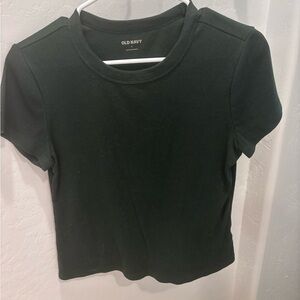 Old Navy green snug ribbed tee